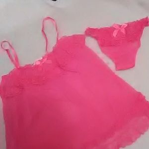 New NWT Victoria Secret nightie and ruffled pantie